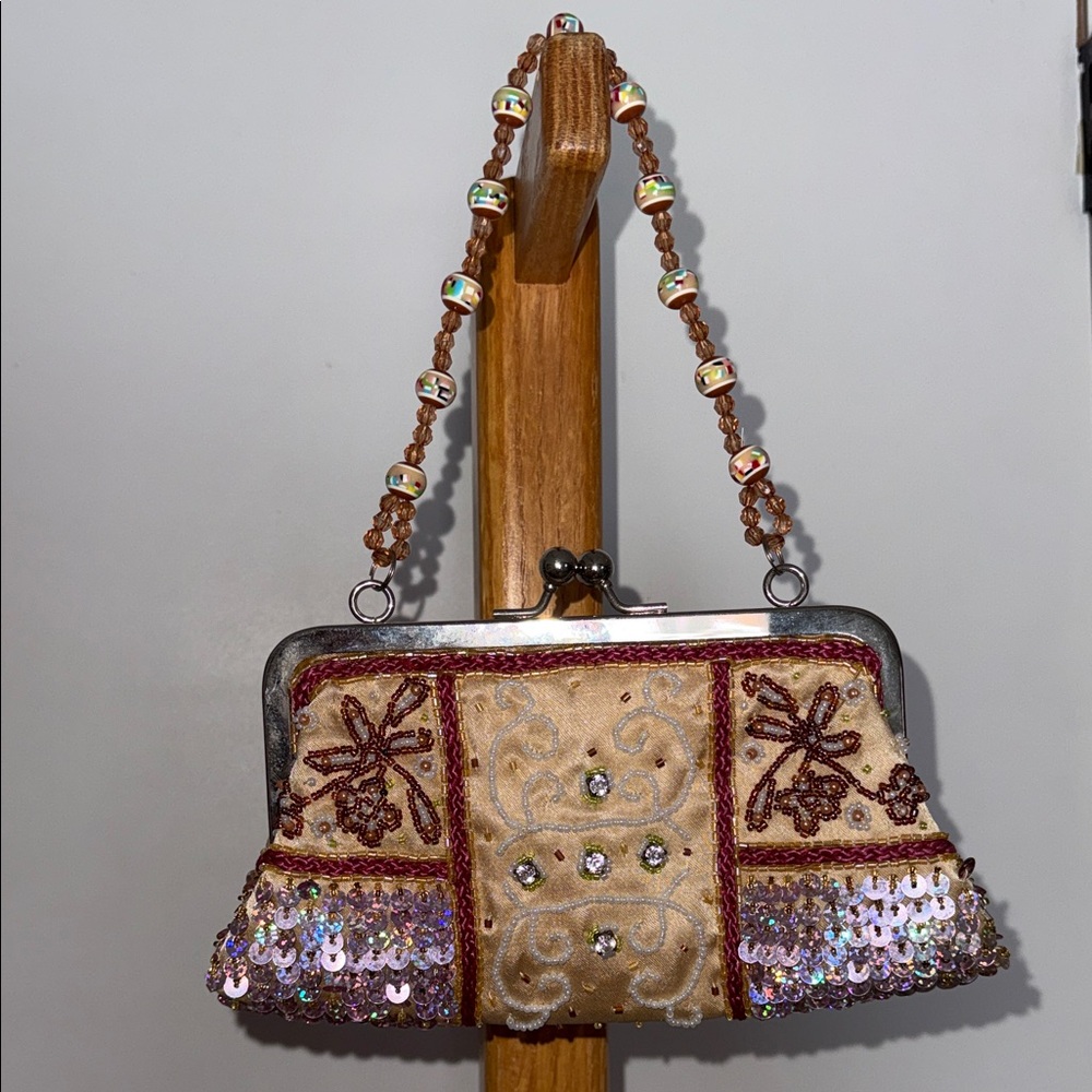 Women’s Beaded Clutch Bag